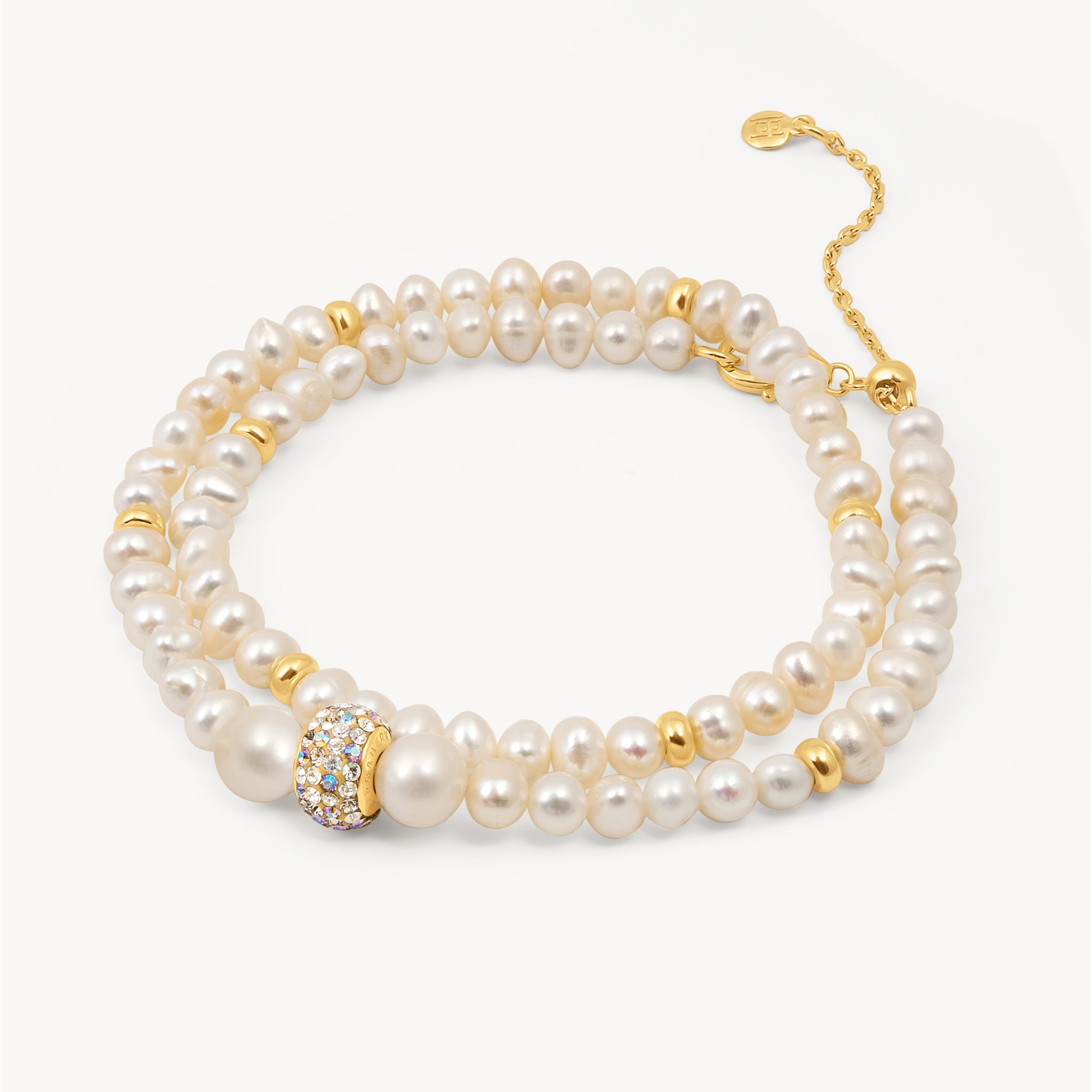 Pearl Double Wrap Bracelet 