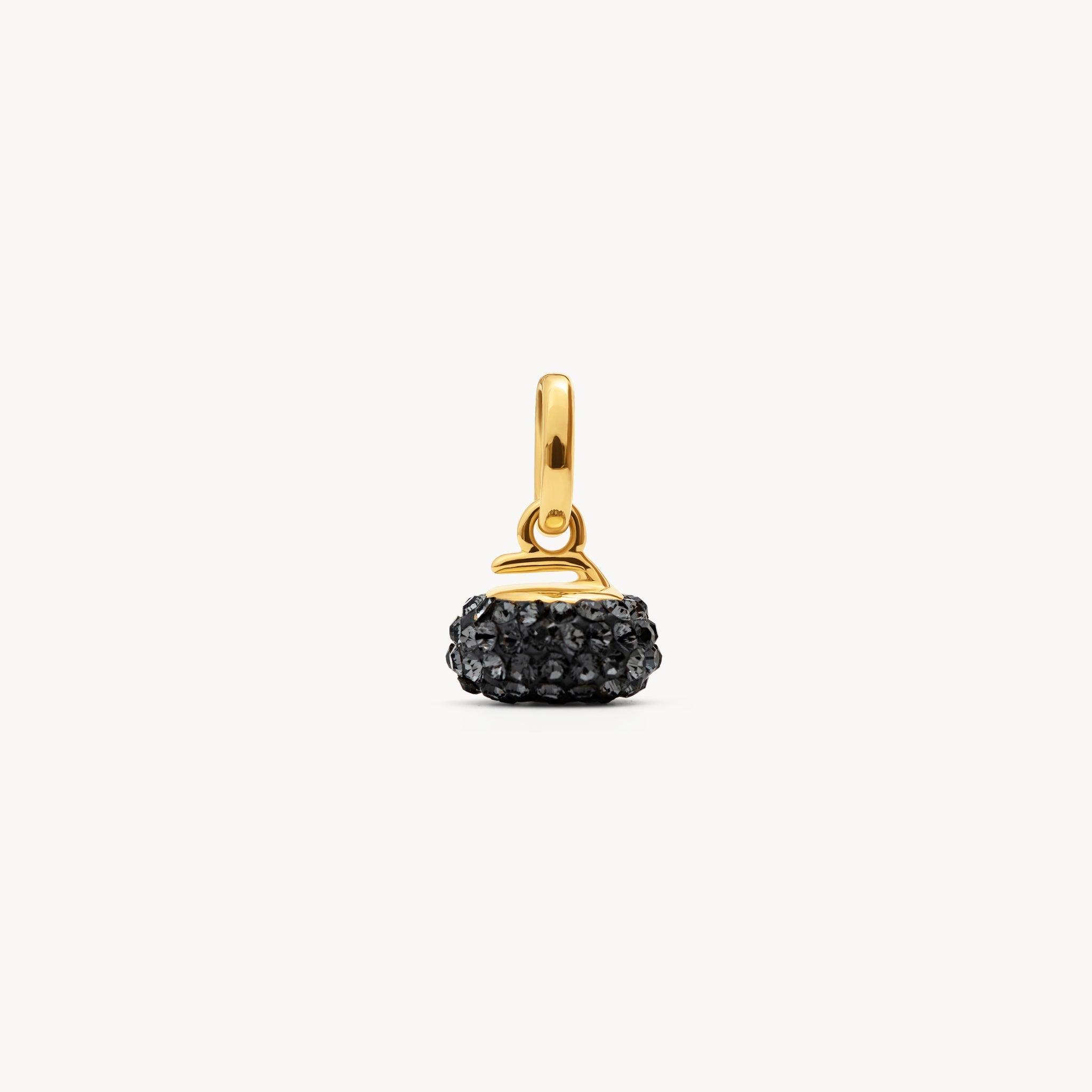 Curling Rock Charm