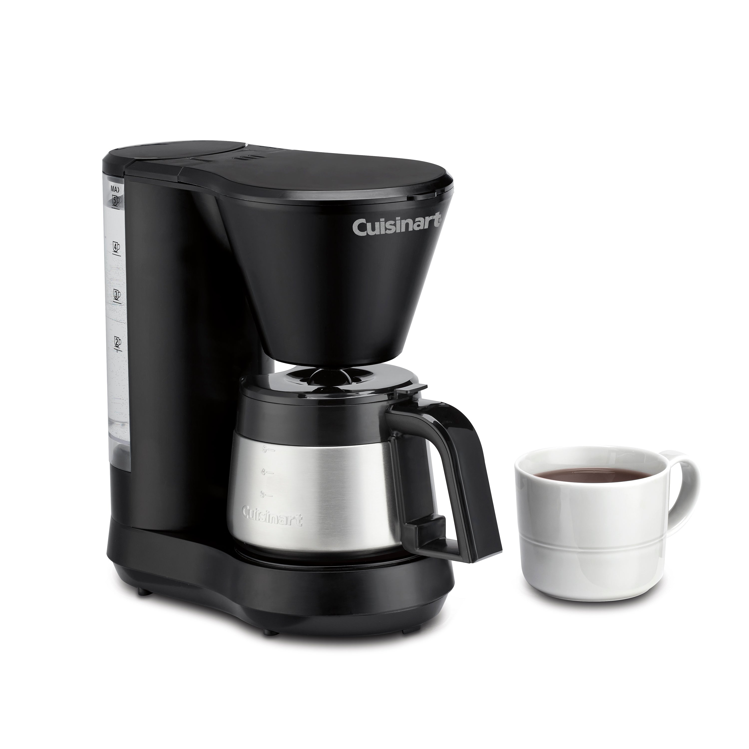 5-Cup Coffeemaker with Stainless Steel Carafe