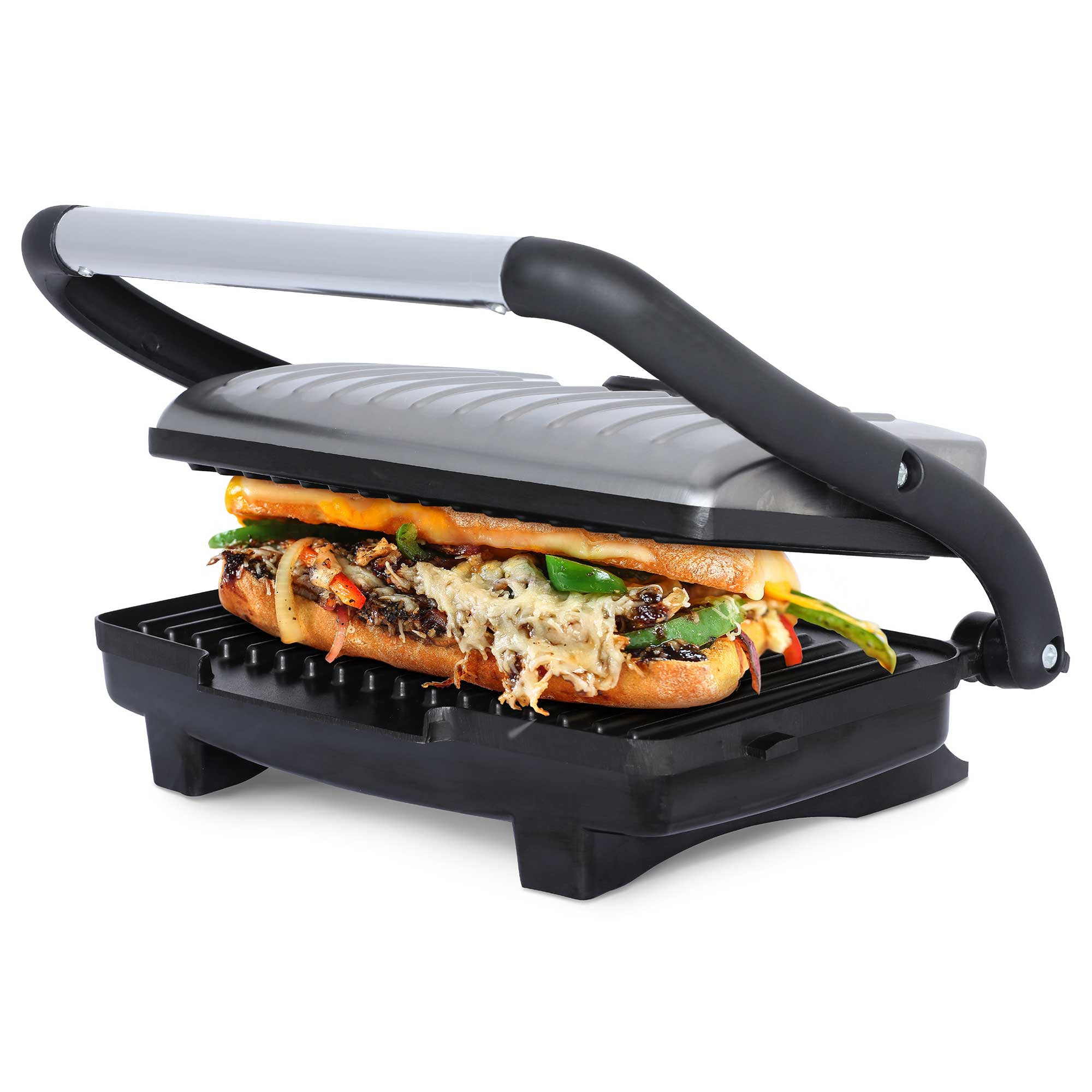 Select 1000w Non-Stick Panini Grill & Sandwich Maker