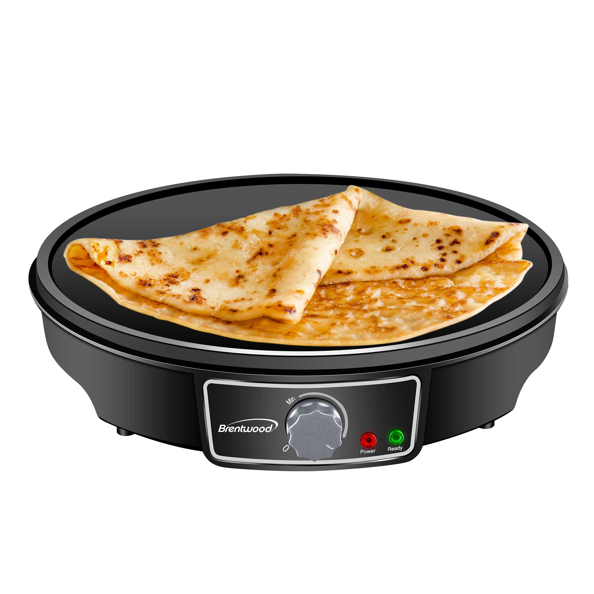 12-Inch Electric Non-Stick Crepe Pancake Maker and Griddle with Spatula and Spreader