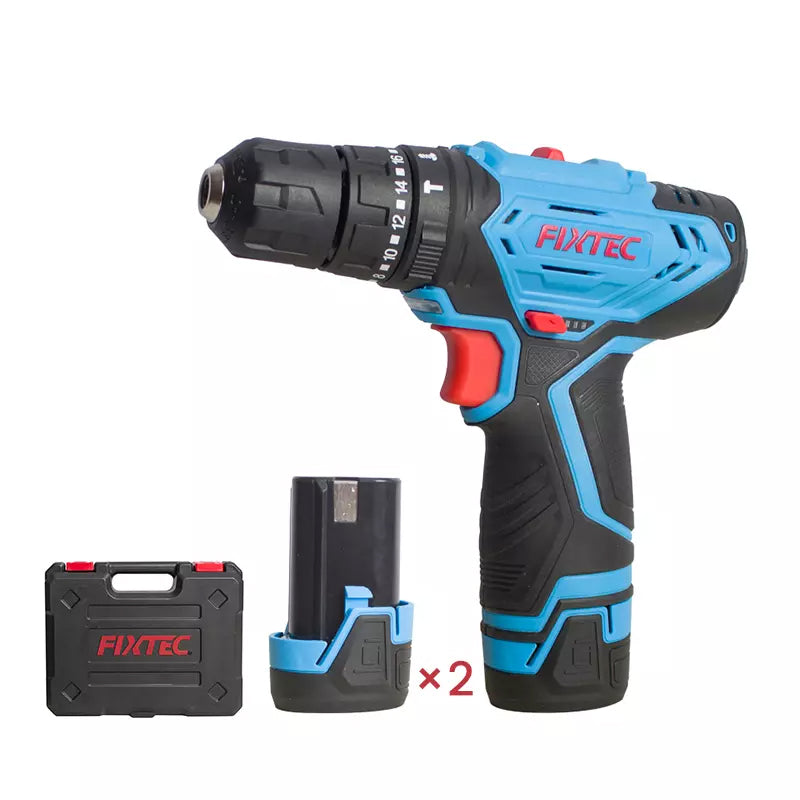 12V Cordless Drill Kit with (2) Batteries, Charger