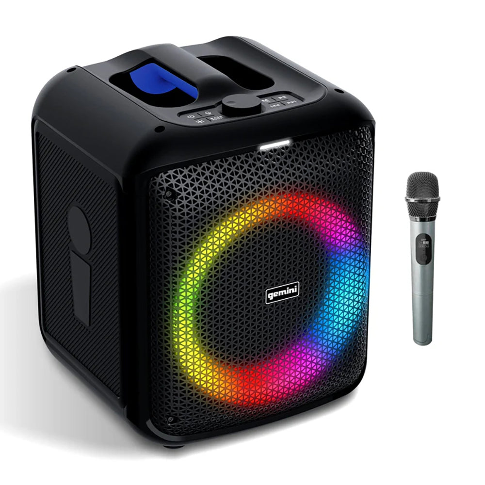 GGO-650L 100W Portable Bluetooth Karaoke Party Speaker with LED Lights