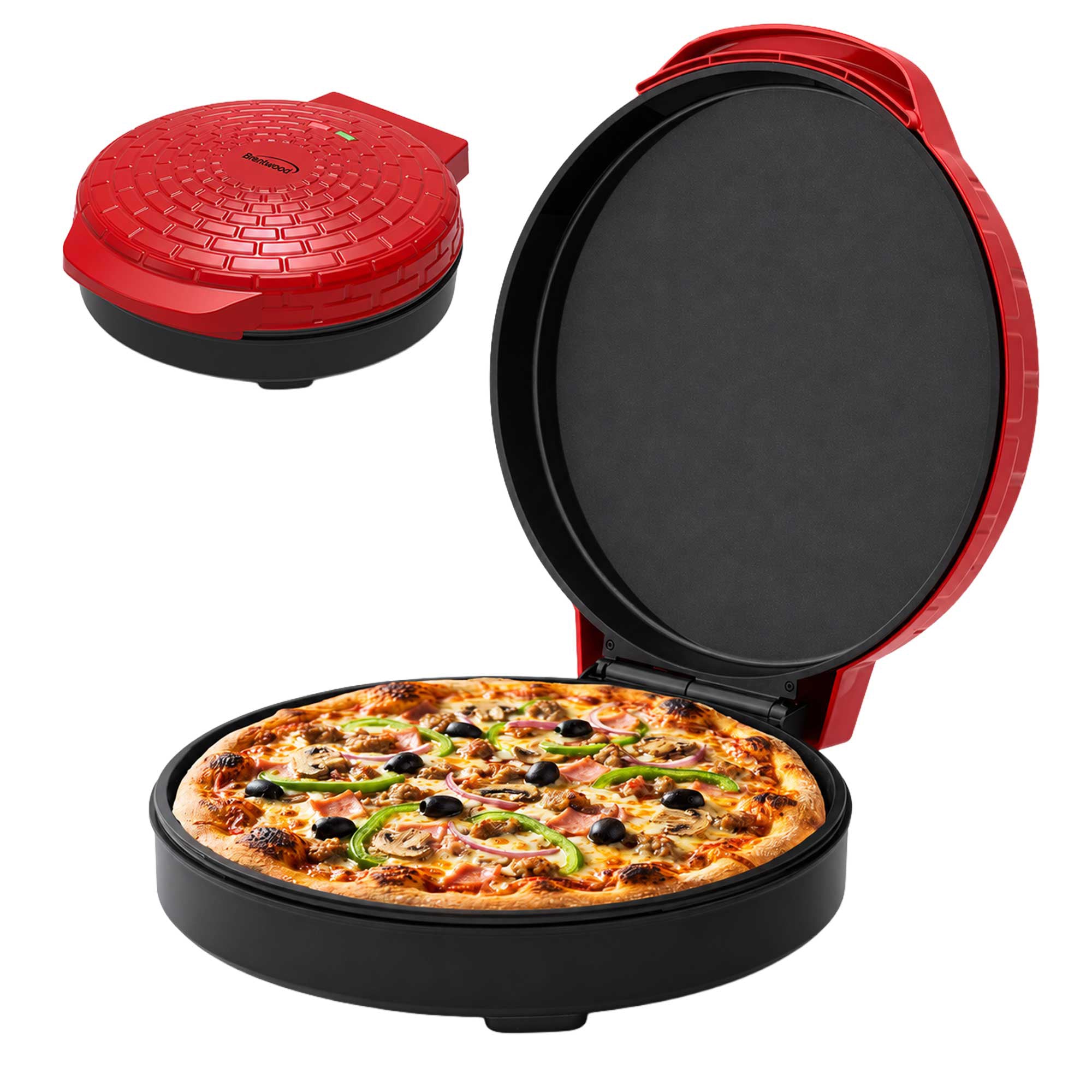12-Inch Ceramic Non-Stick Pizza Maker and Griddle
