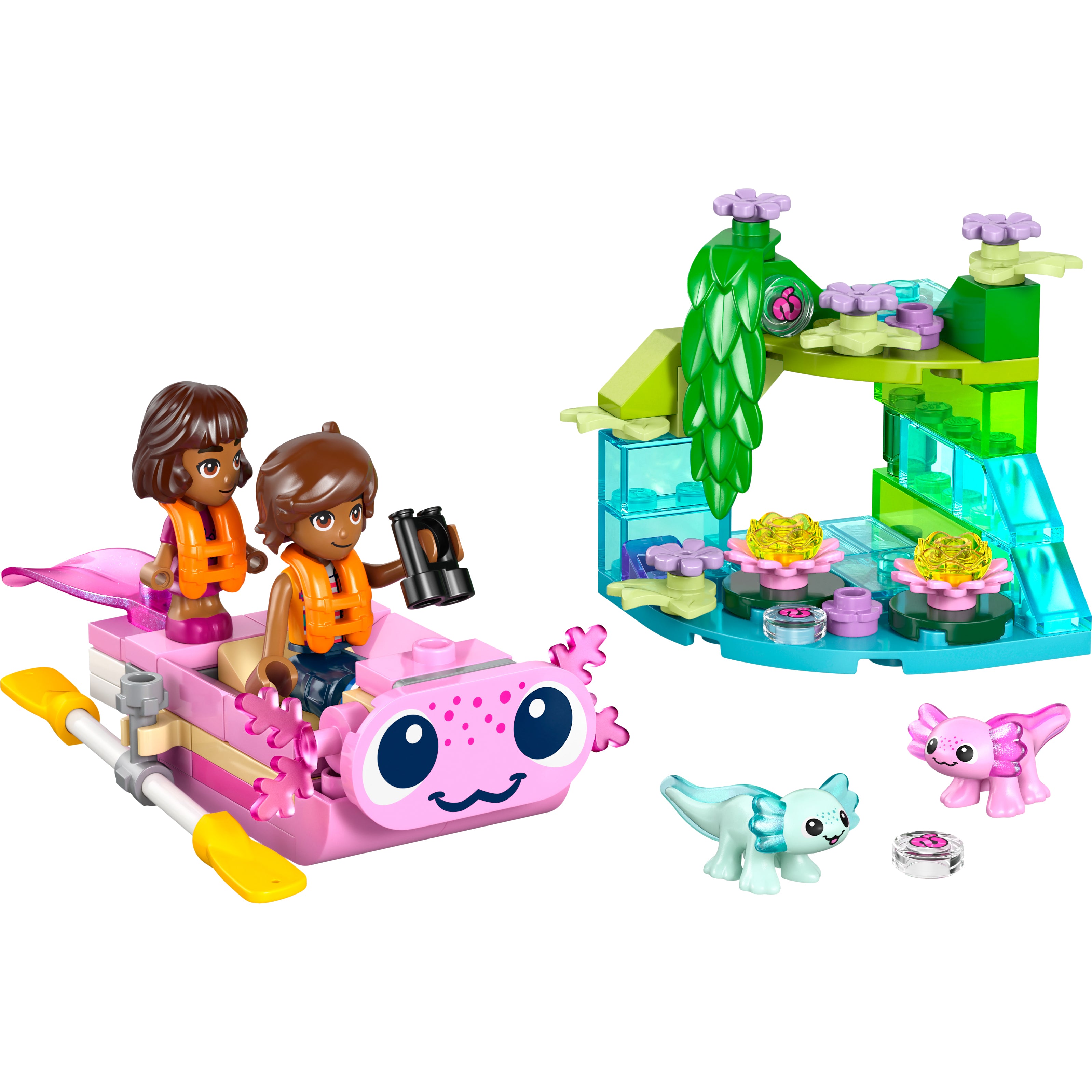 Friends Axolotl Adventure Boat Kids Toy Set 42681