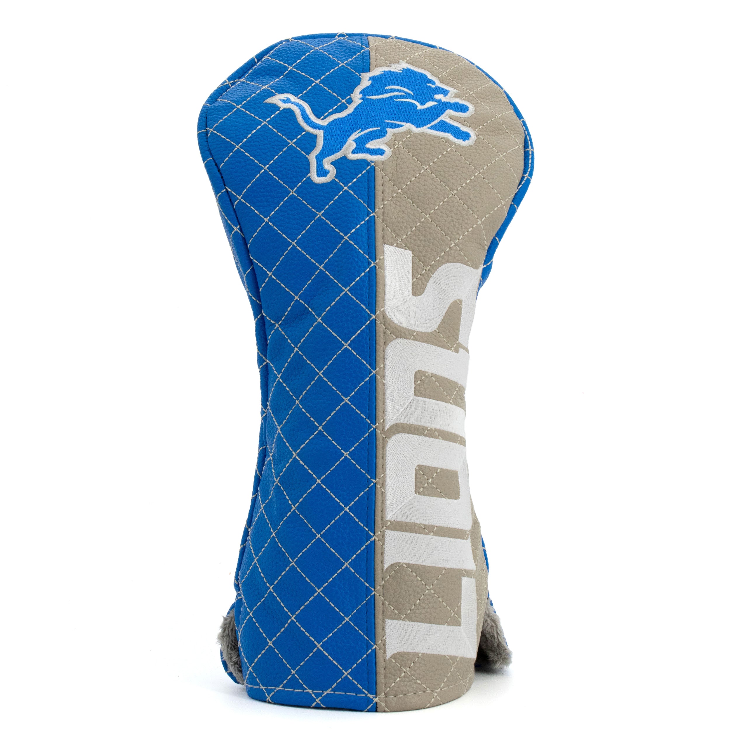 Detroit Lions Quilted Driver Cover - Split