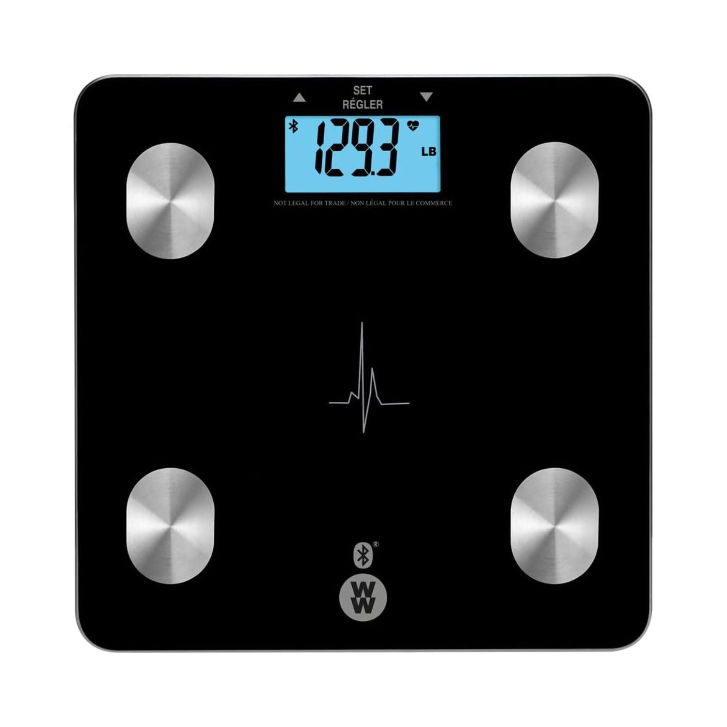 Weight Watchers Digital Glass Scale with Body Analysis and Heart Rate