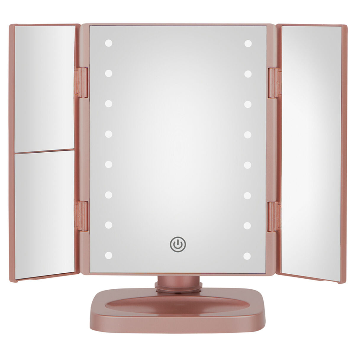 1x/2x/3x Trifold LED Makeup Mirror