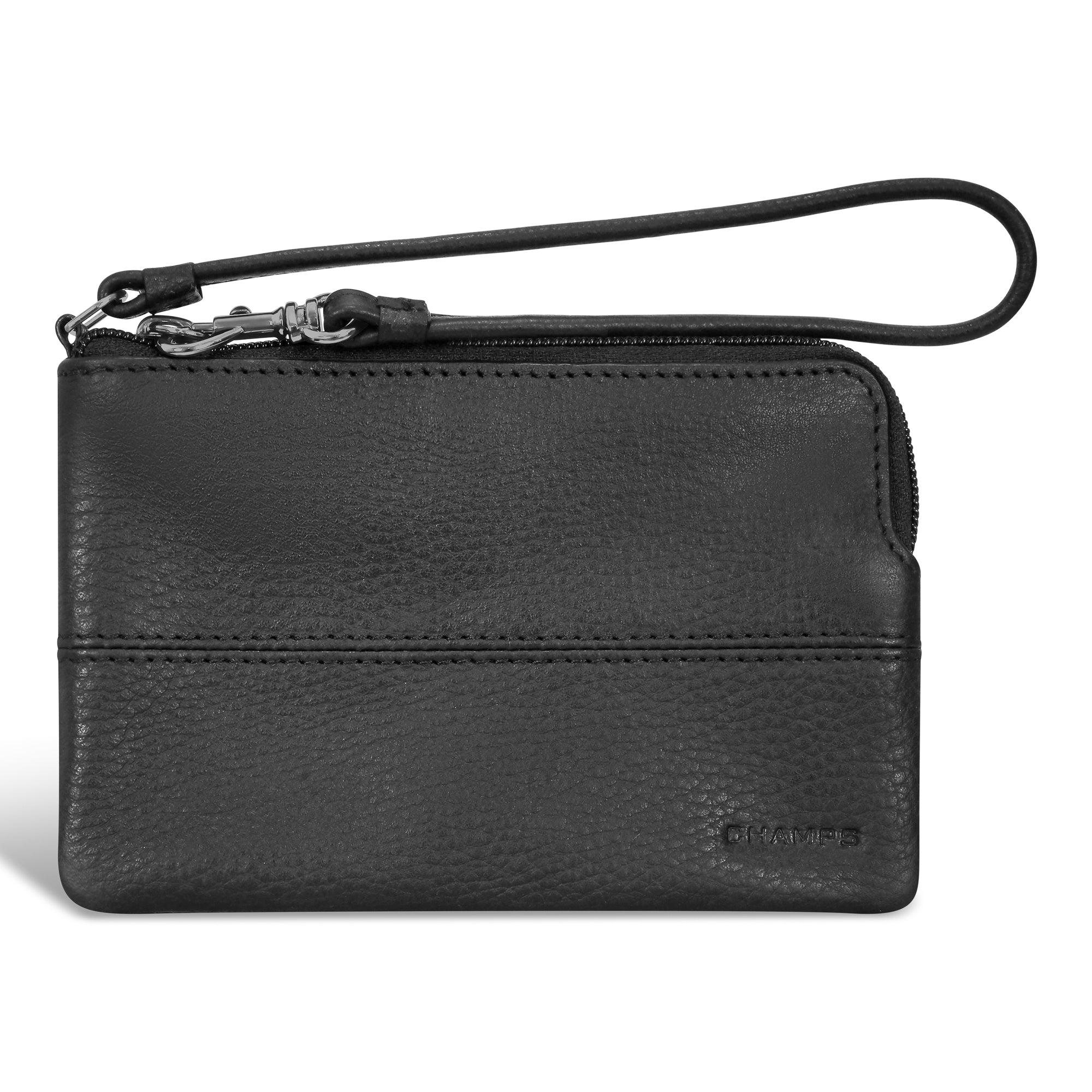 Onyx - Leather Wristlet