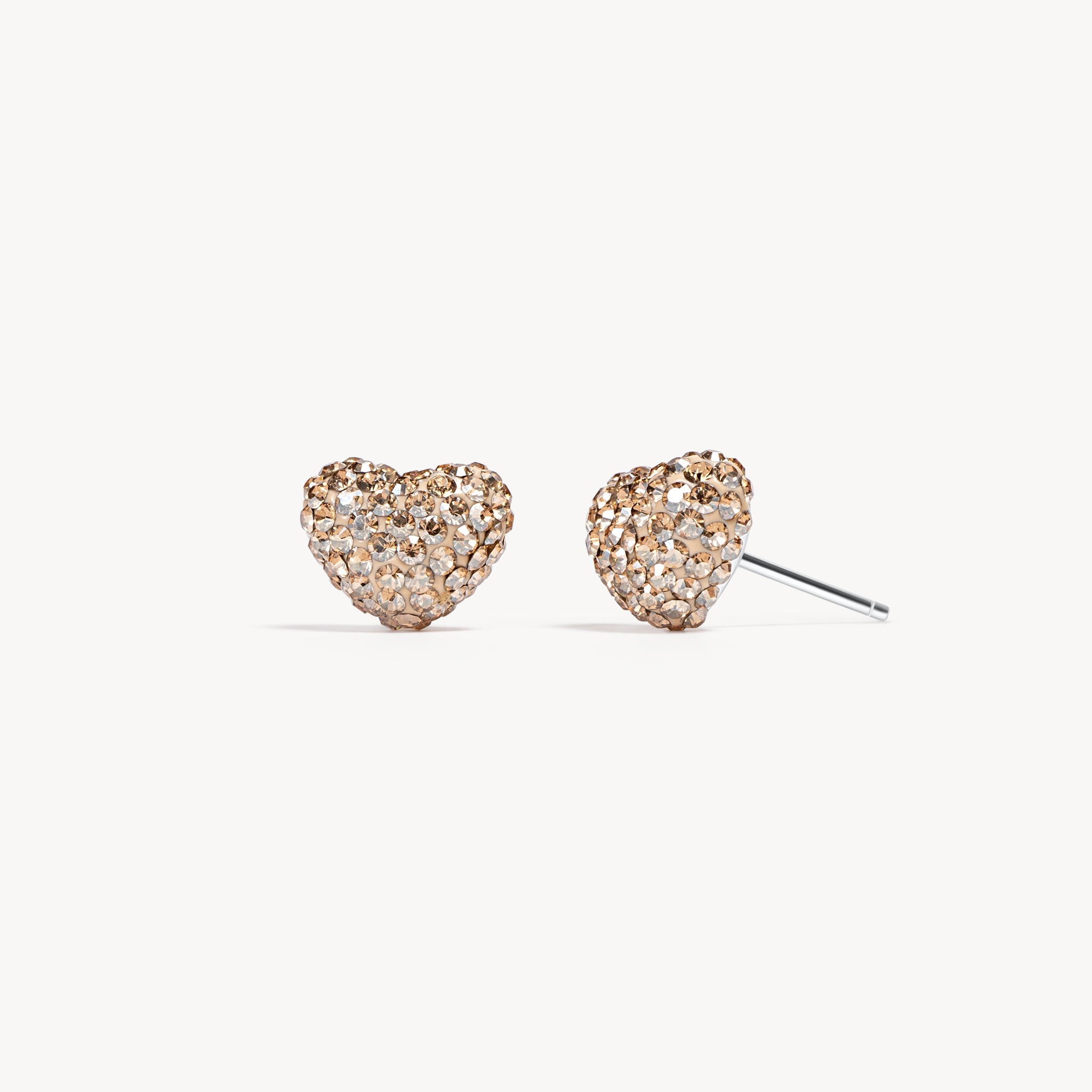 Sparkle Heart Studs