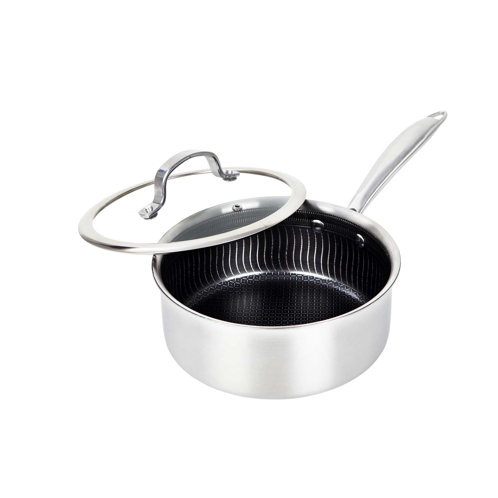 2.2-Quart 3-Ply Hybrid Non-StickInduction Ready Saucepan