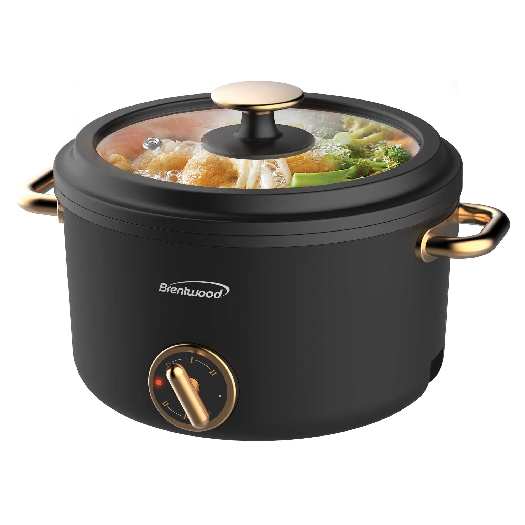 2.5-Liter Multi-Function Electric Hot Pot Cooker and Food Steamer with Ceramic Non-Stick Ceramic Coating
